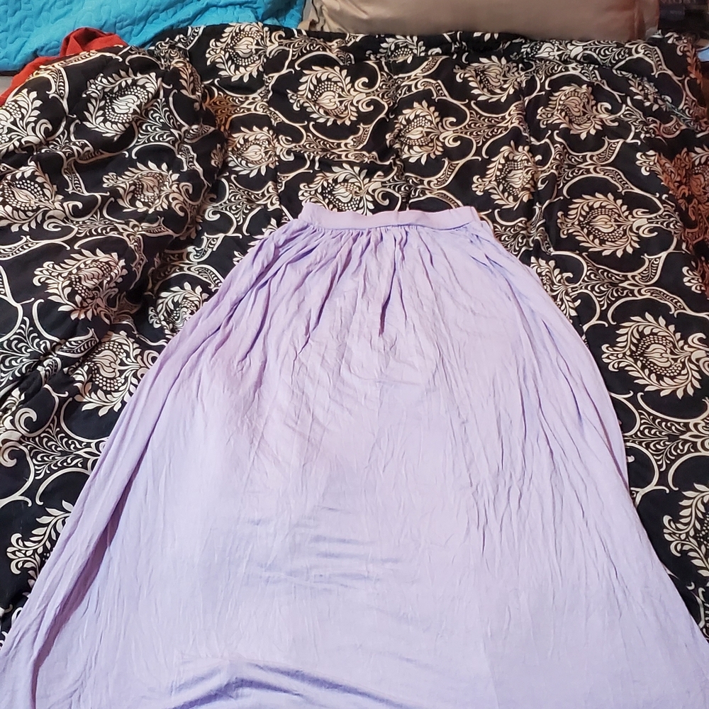 New maxi high waisted stretchy skirt